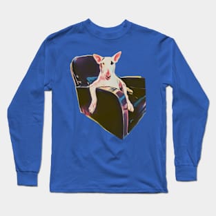 Bull Terrier Chair Long Sleeve T-Shirt